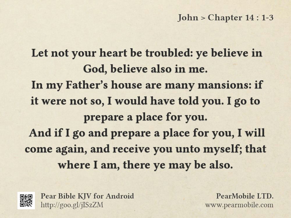 John, Chapter 14:1-3